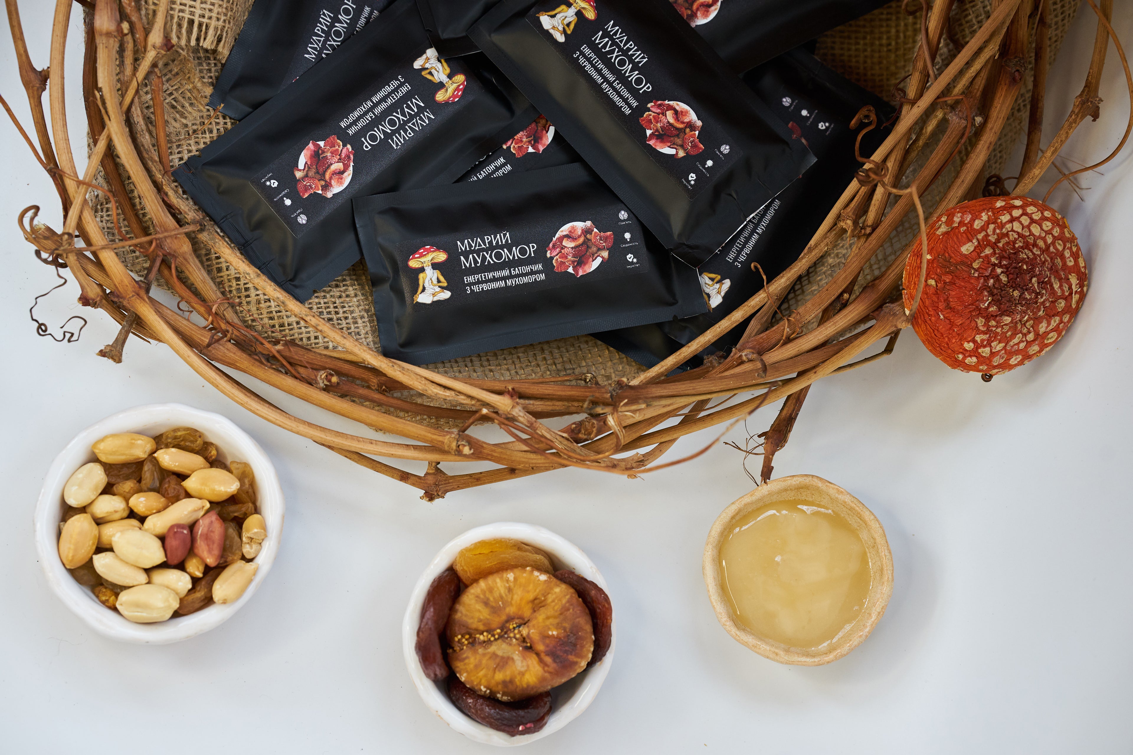 Батончик енергетичний із Мухомором червоним