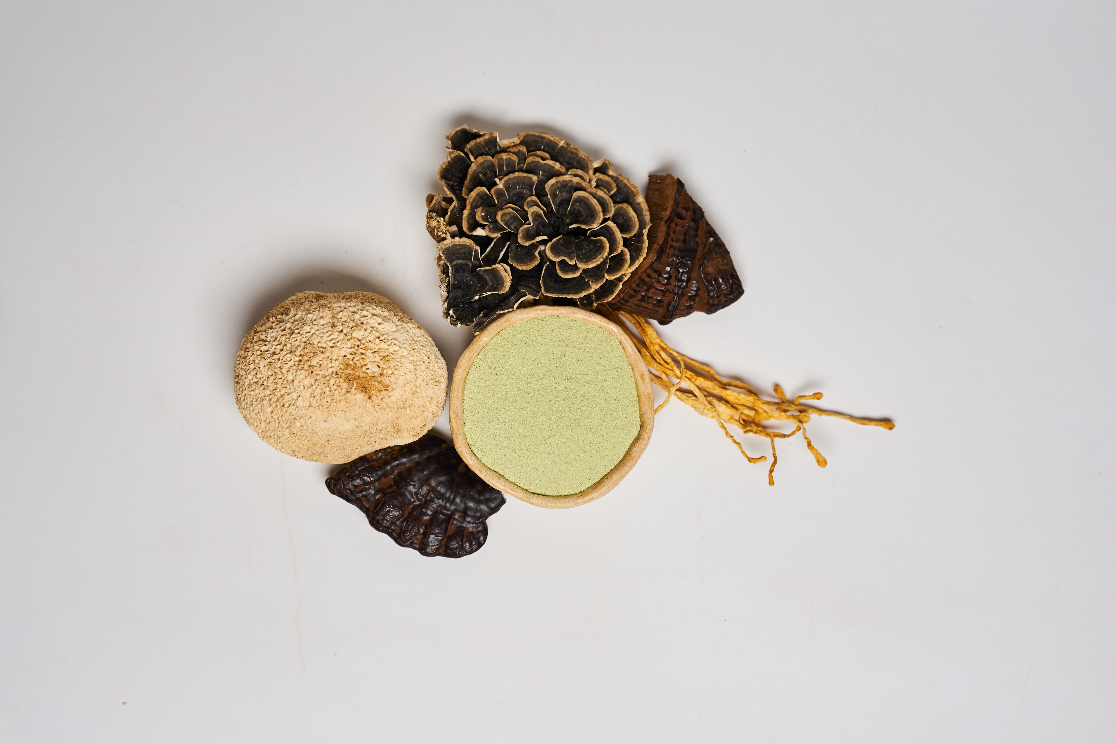 Грибний Матча-лате, без кофеїну