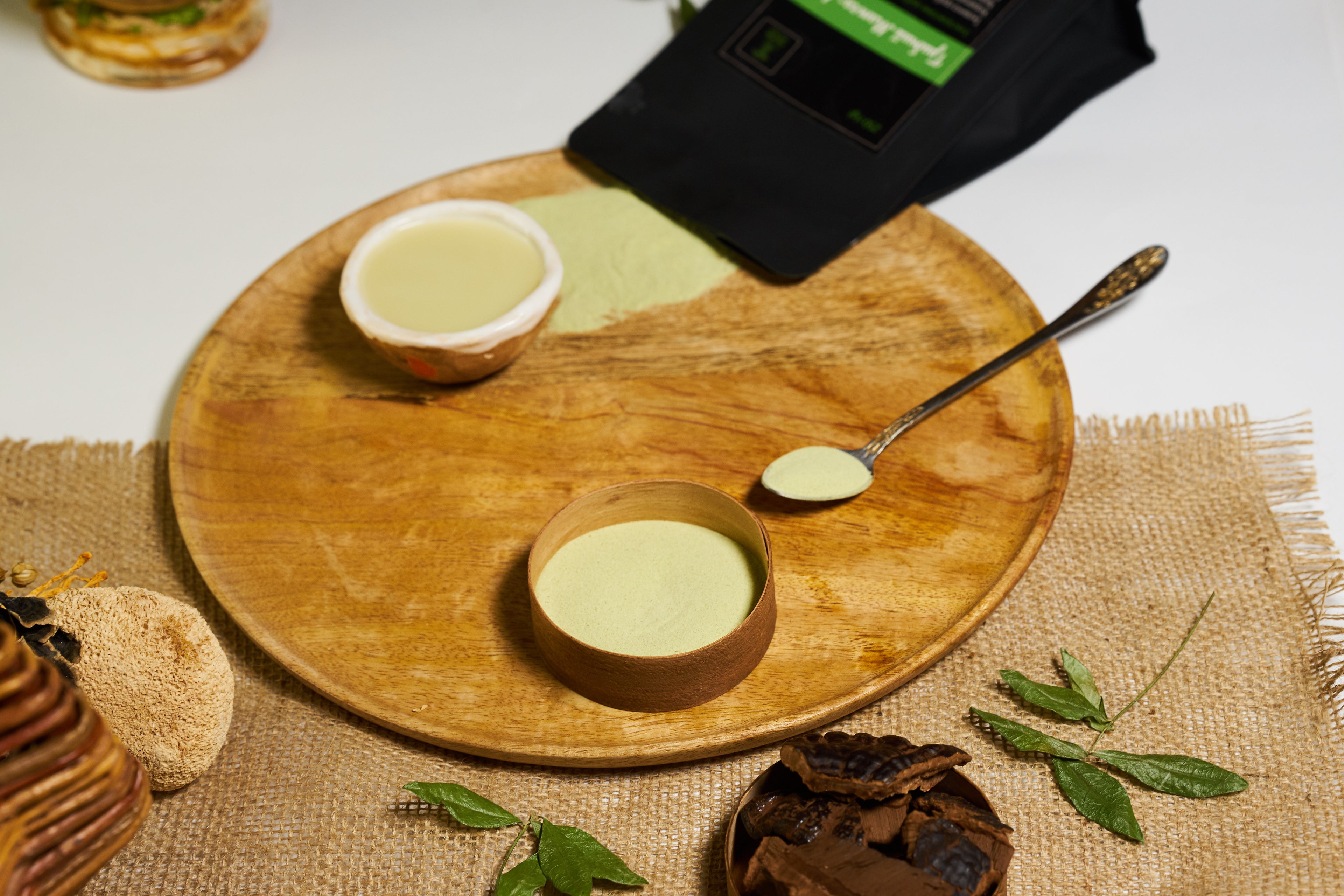 Грибний Матча-лате, без кофеїну