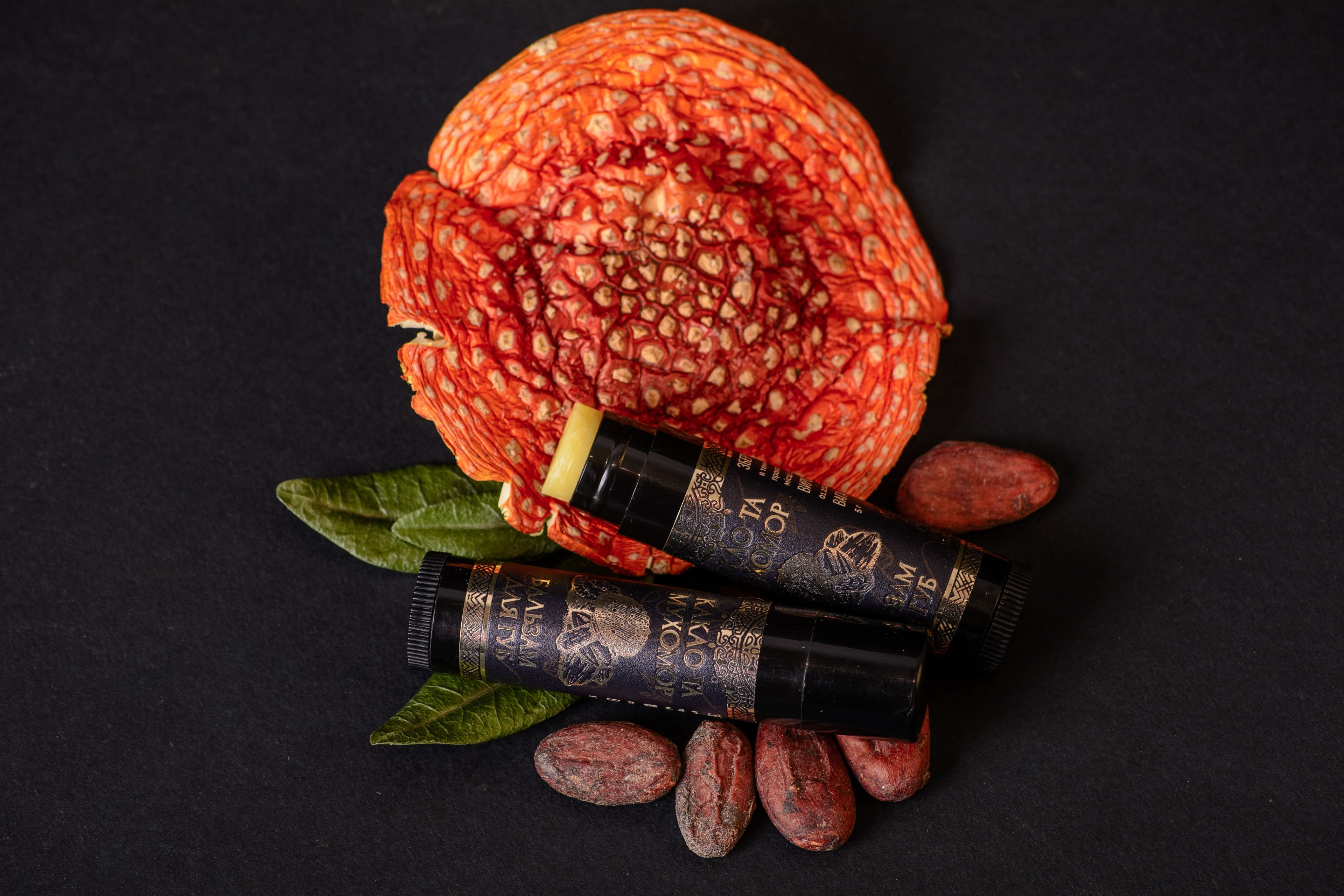 Бальзам для губ «Кокос та Мухомор», «Какао та Мухомор»