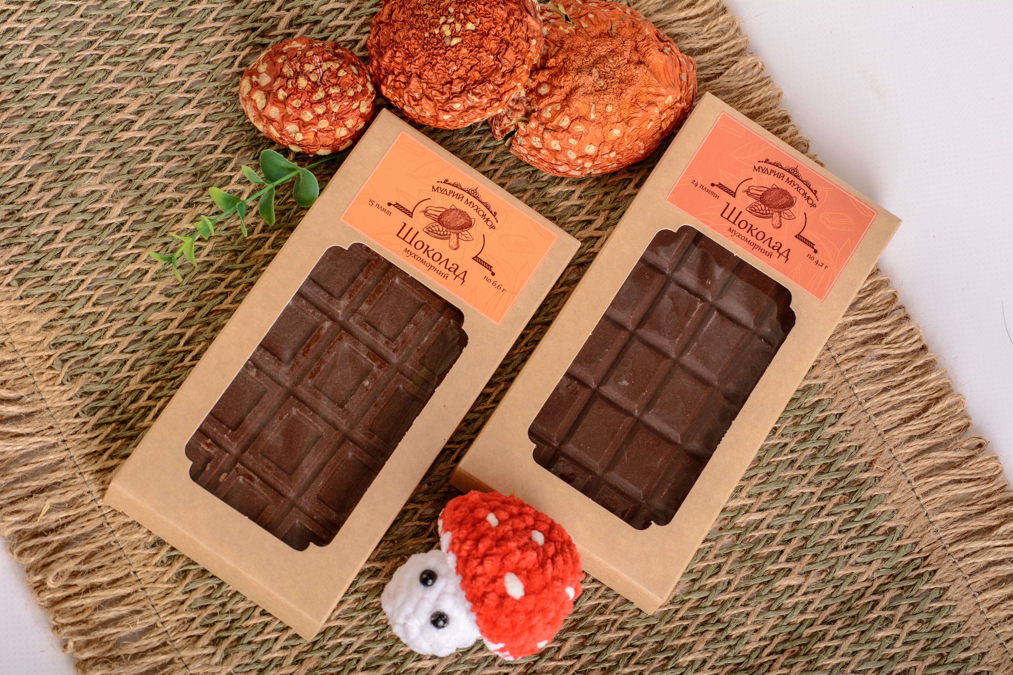 Шоколад грибний з Мухомором червоним