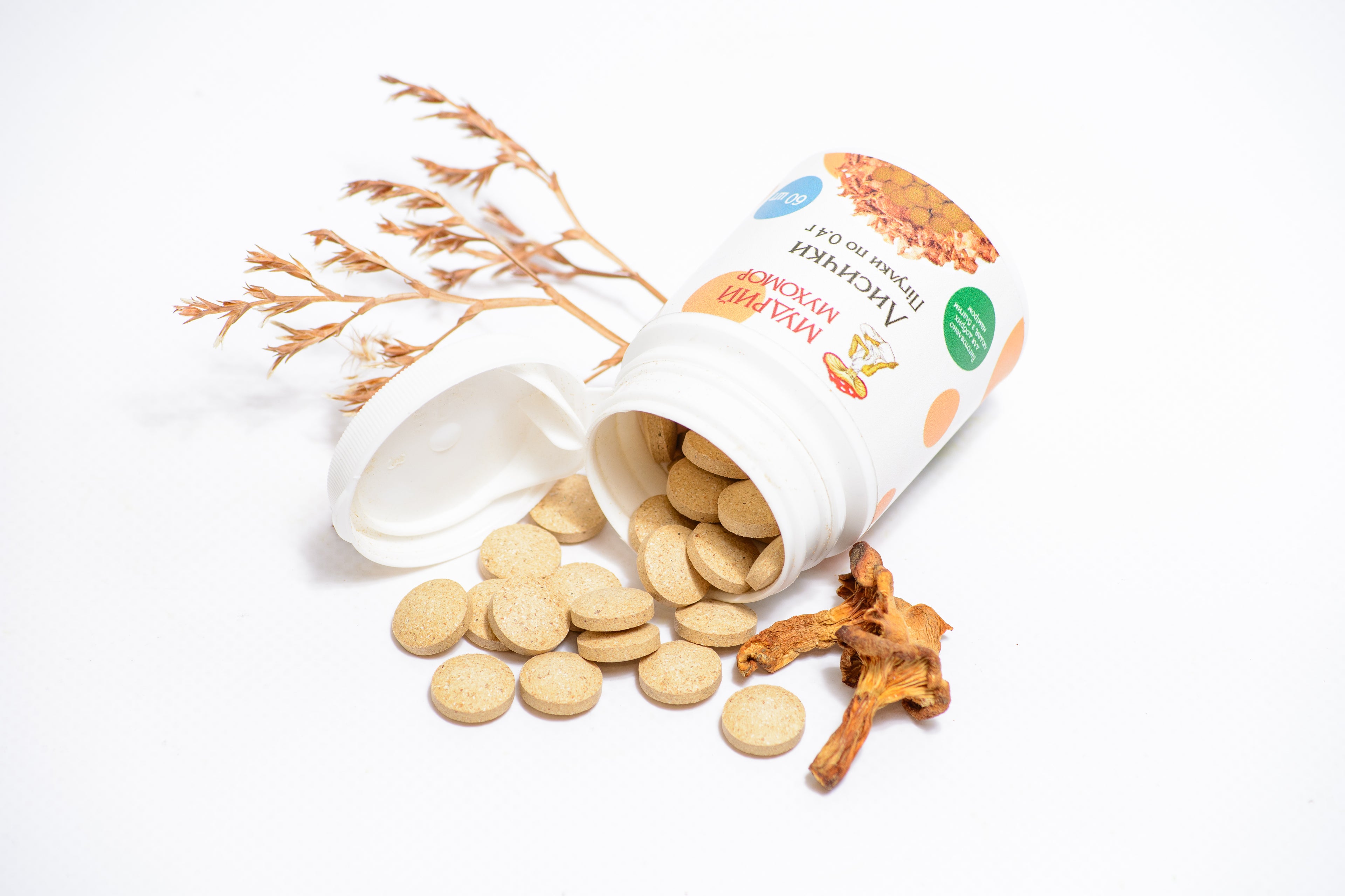 Лисичка справжня в пігулках по 0.4 г