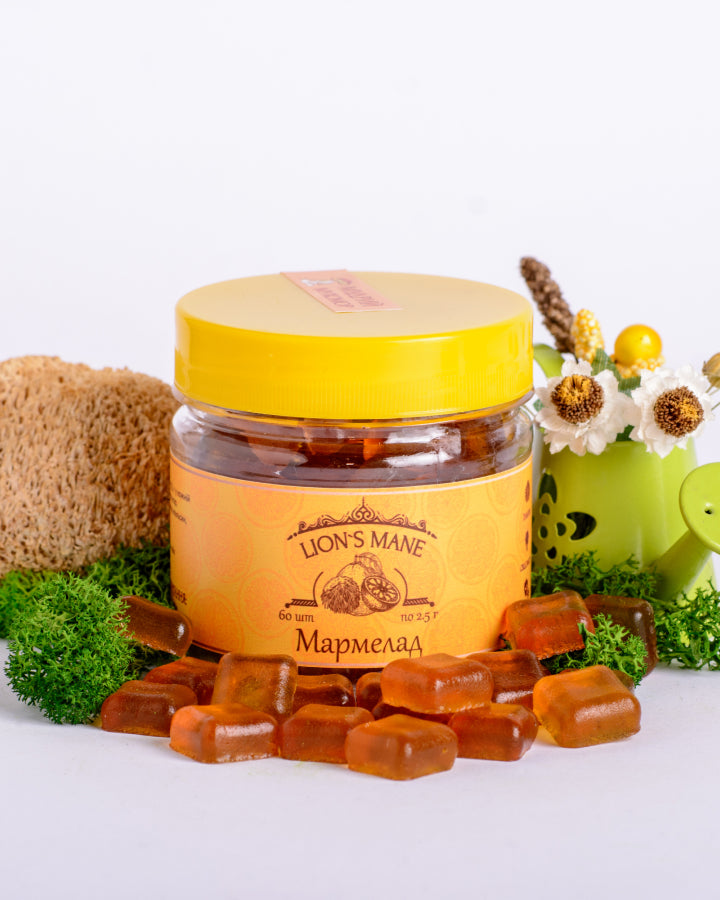 Мармелад з Їжовиком гребінчастим, зі смаком апельсина