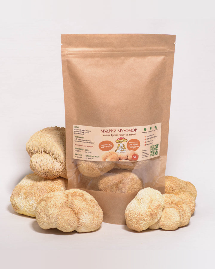 Цілі плодові тіла Їжовика гребінчастого