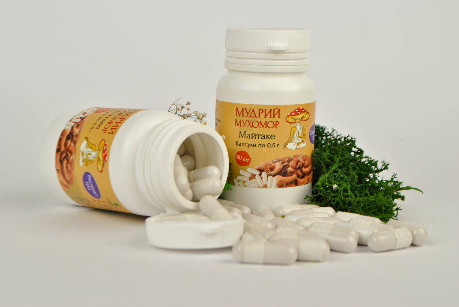 Екстракт Майтаке 10:1 в капсулах по 0.5 г