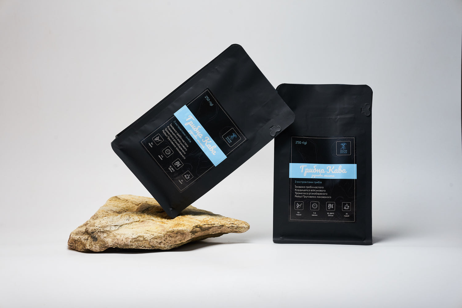 Грибна кава зернова мелена