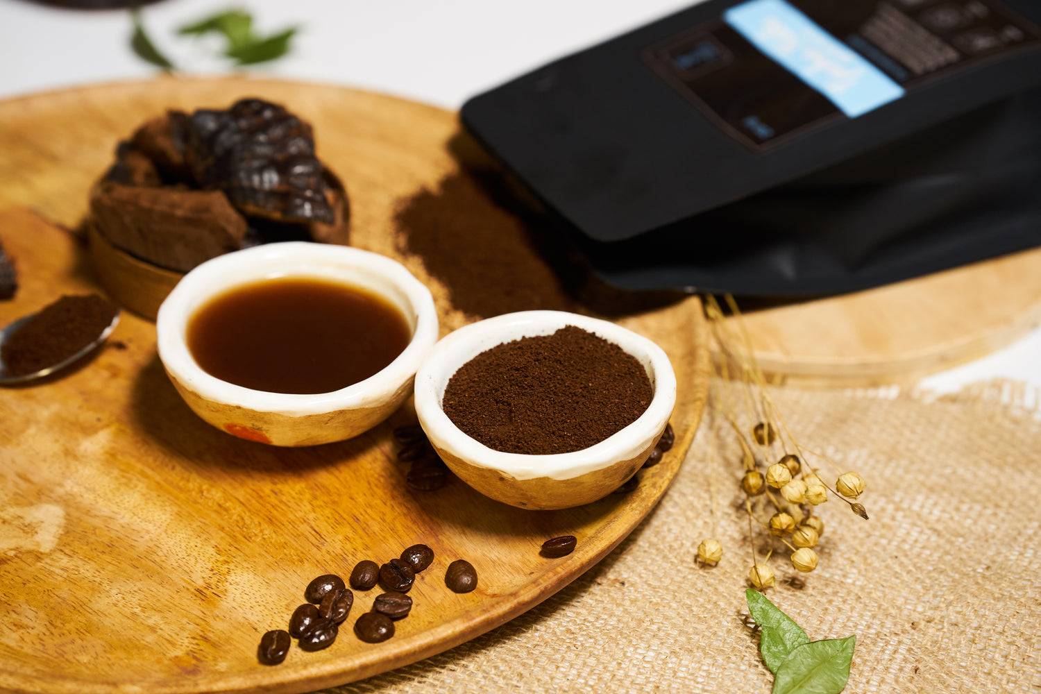 Грибна кава зернова мелена