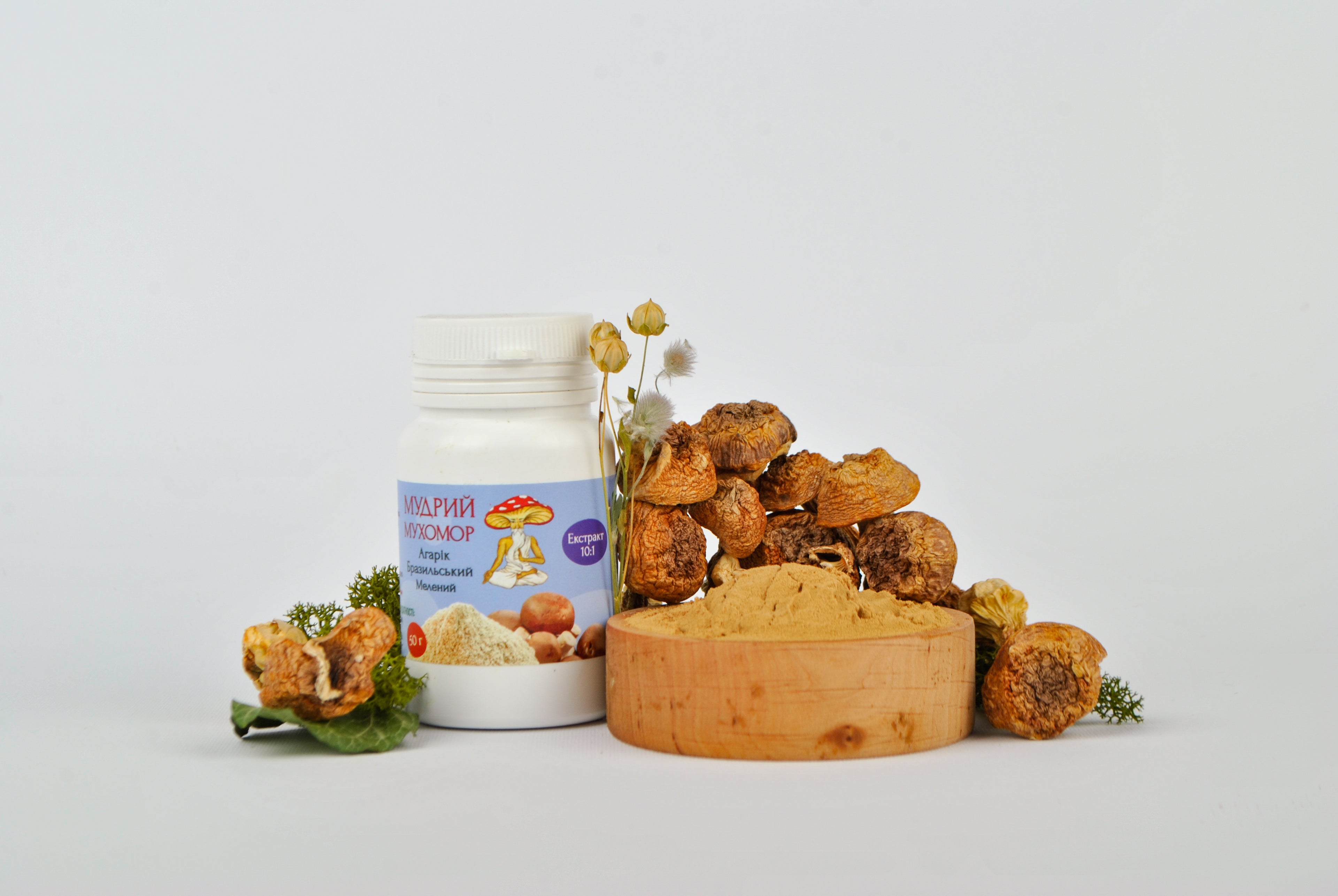 Екстракт Агаріка бразильського 10:1 мелений