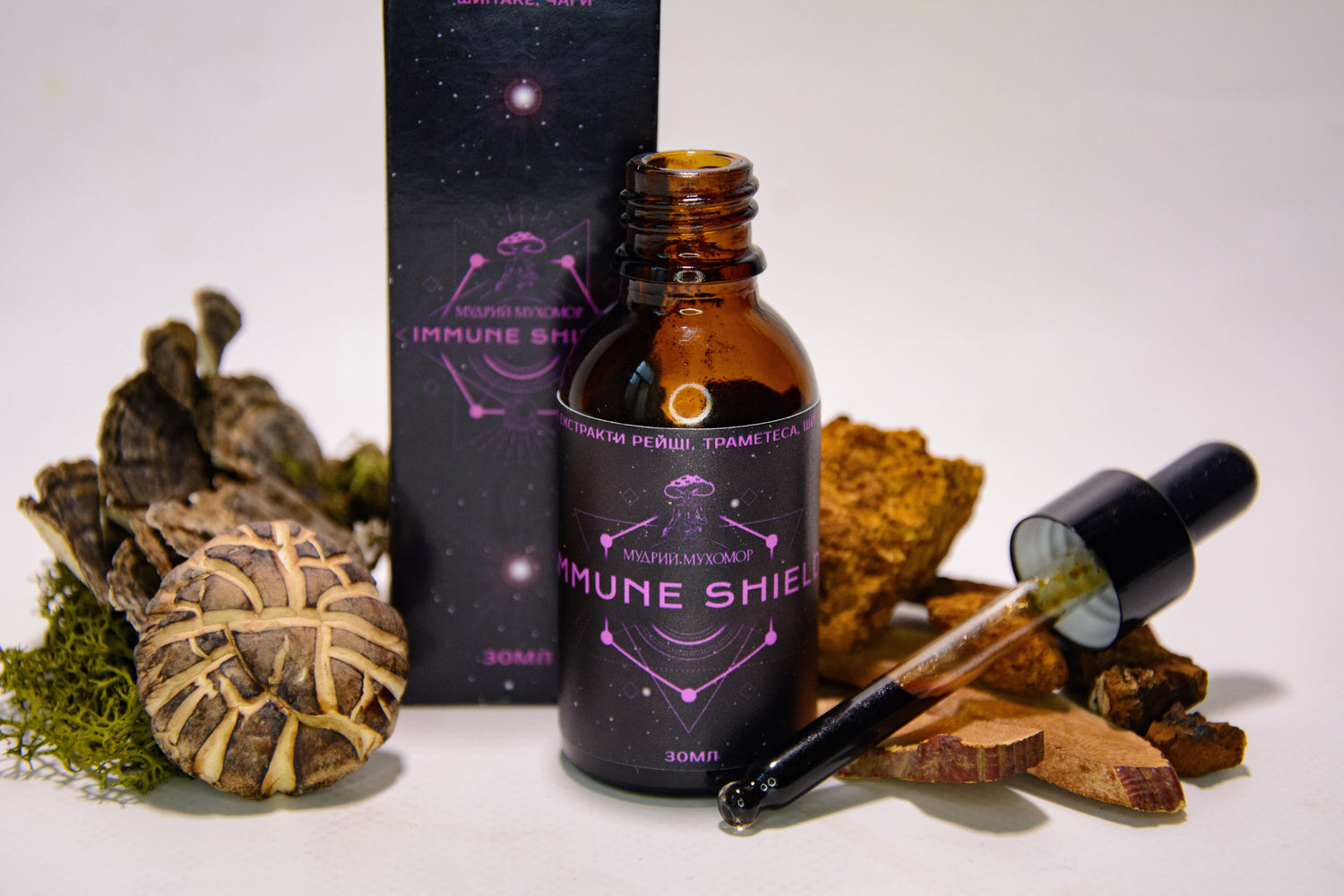 Рідкий грибний екстракт для підтримки імунітету