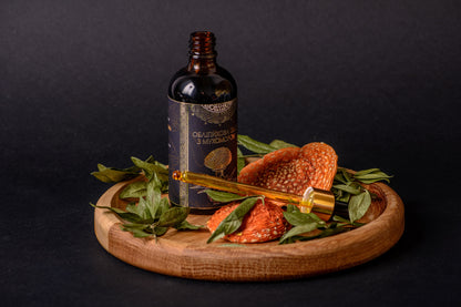 Олія обліпихи з Мухомором червоним