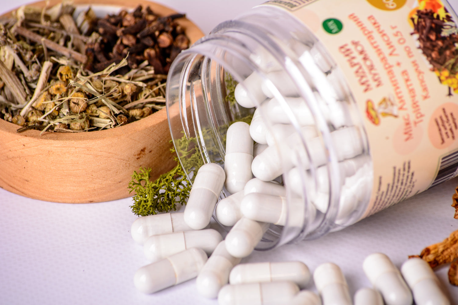 Трійчатка в капсулах з Лисичкою справжньою по 0.5 г