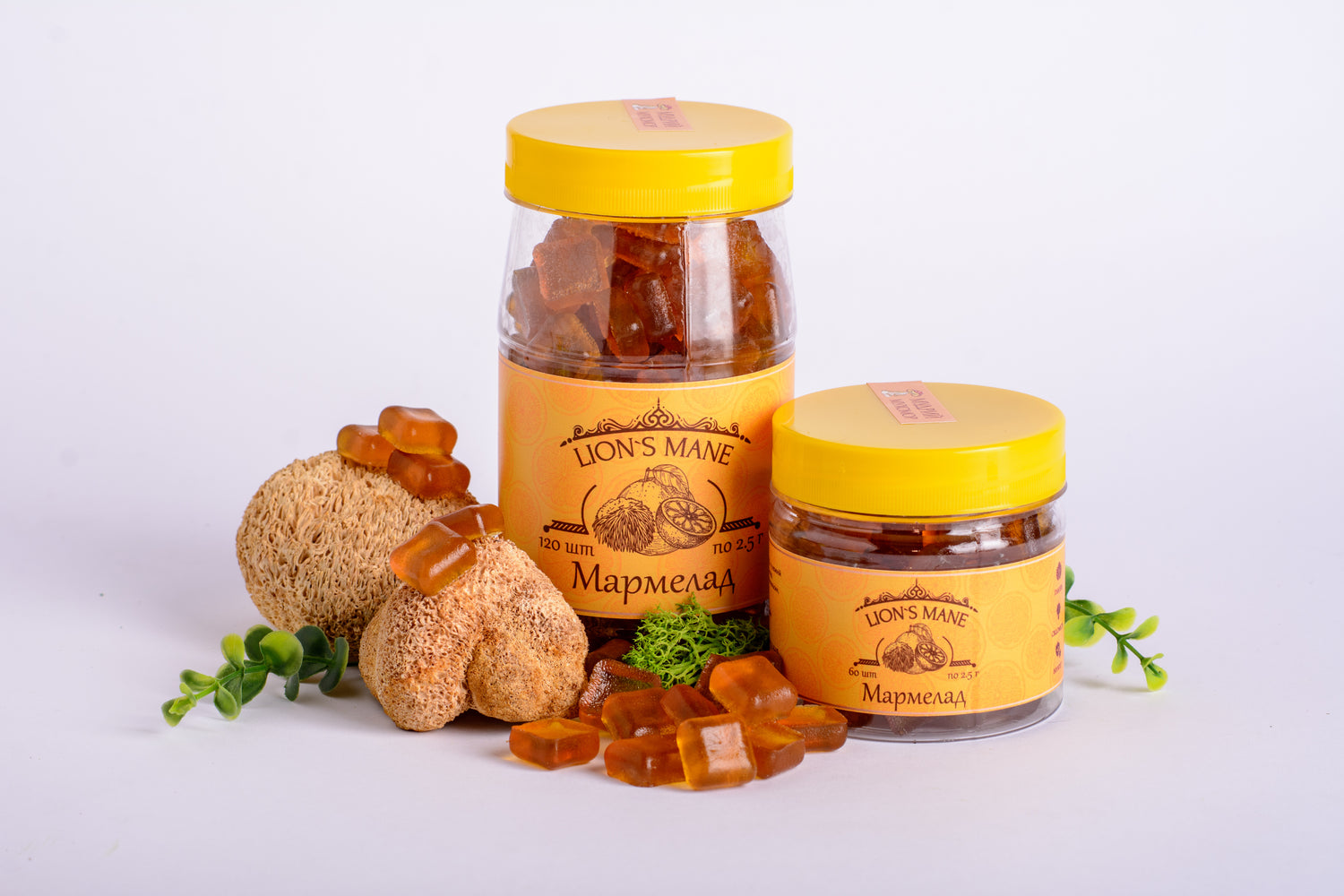 Мармелад з Їжовиком гребінчастим, зі смаком апельсина