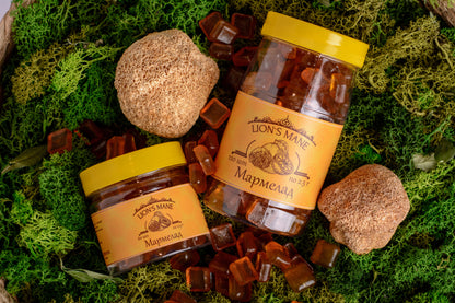 Мармелад з Їжовиком гребінчастим, зі смаком апельсина