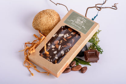 Шоколад грибний з екстрактами Їжовика гребінчастого та Кордицепса