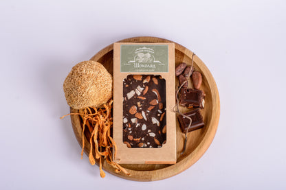 Шоколад грибний з екстрактами Їжовика гребінчастого та Кордицепса
