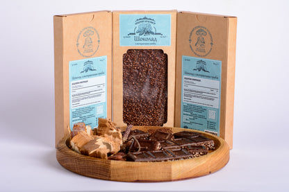 Шоколад грибний з екстрактами Рейші та Траметеса