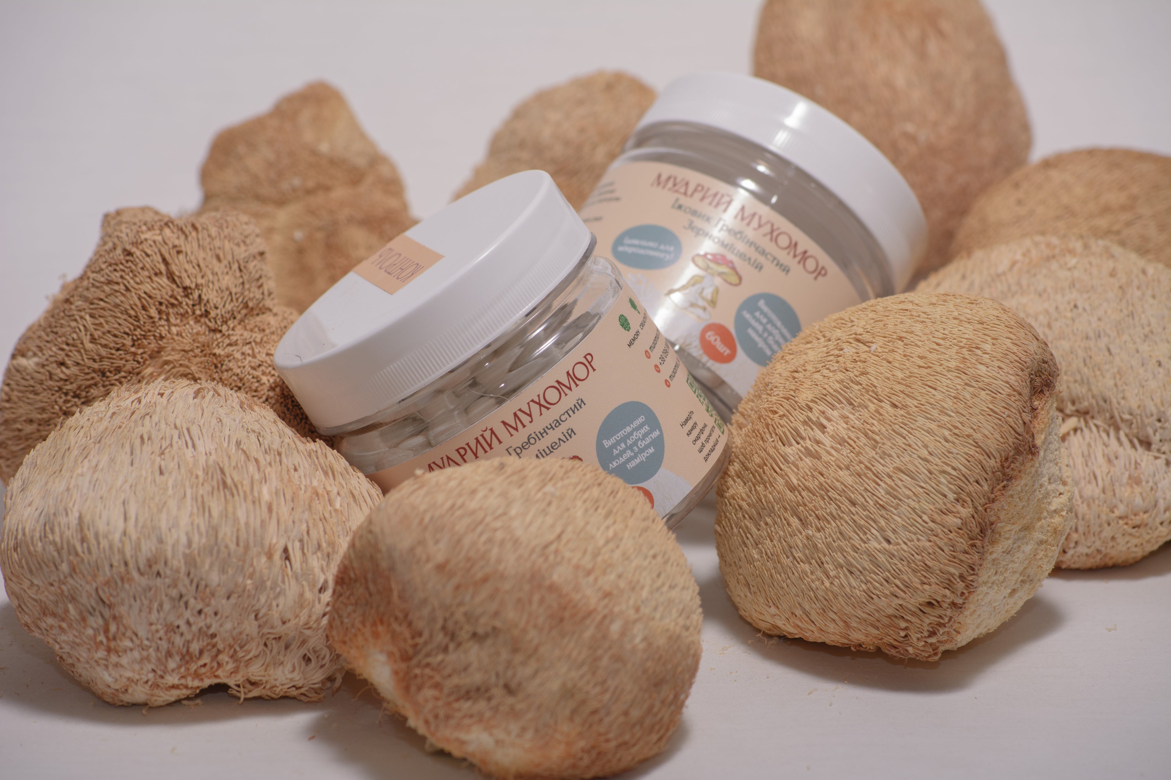 Їжовик гребінчаcтий міцелій в капсулах по 0.5 г