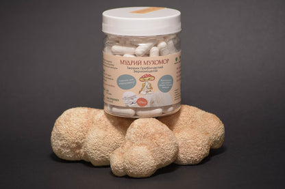 Їжовик гребінчаcтий міцелій в капсулах по 0.5 г