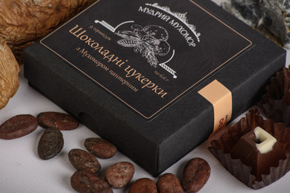 Шоколадні цукерки з Мухомором пантерним