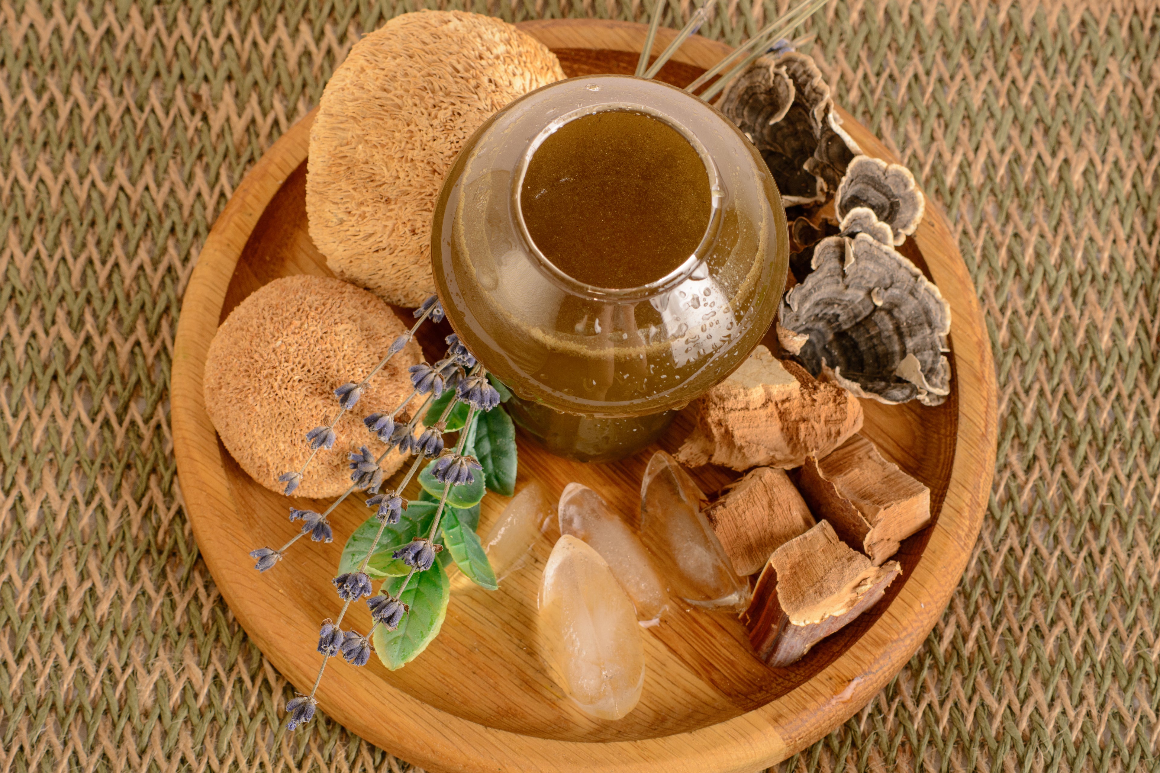 Ice Tea грибний - зелений чай із лавандою