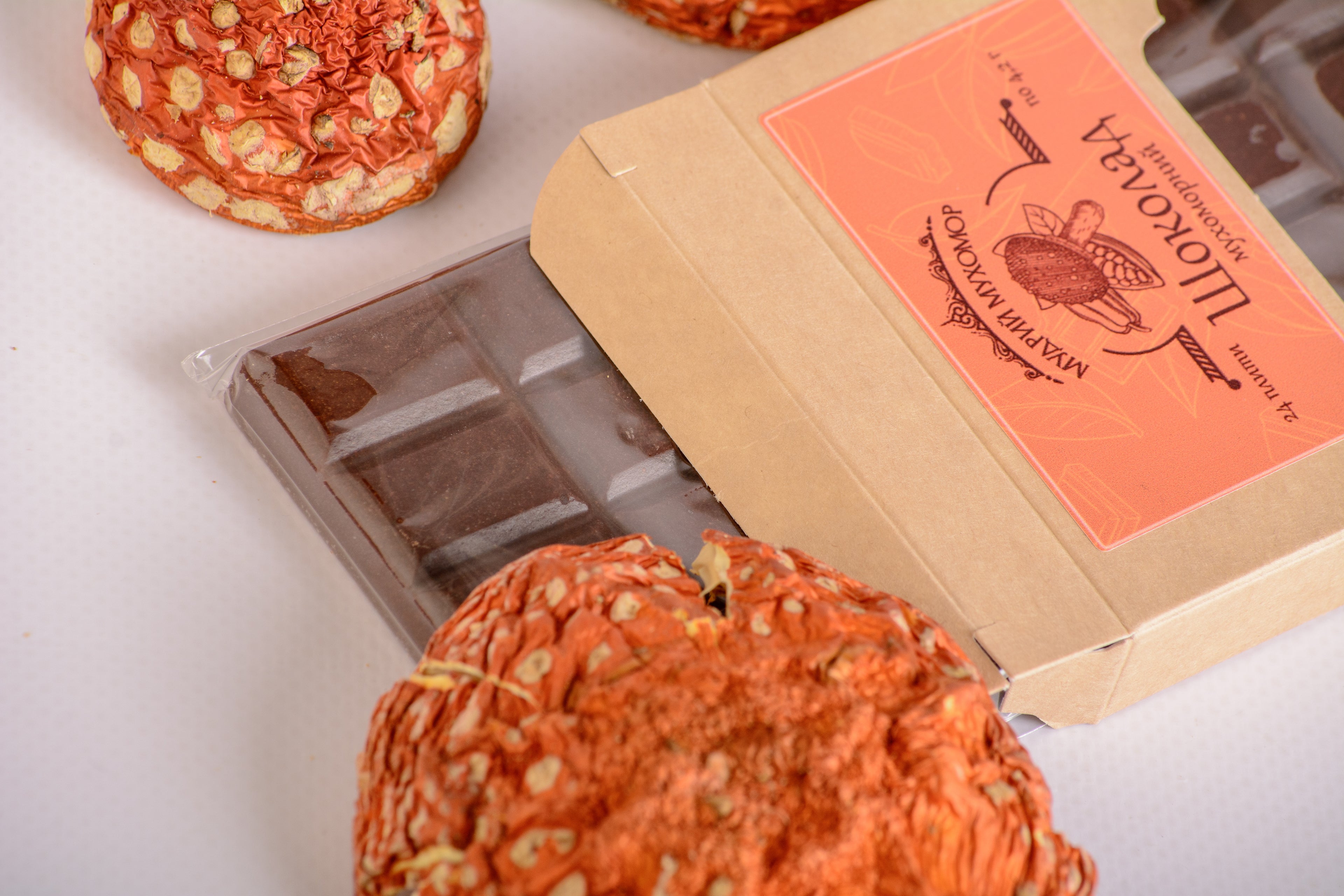 Шоколад грибний з Мухомором червоним