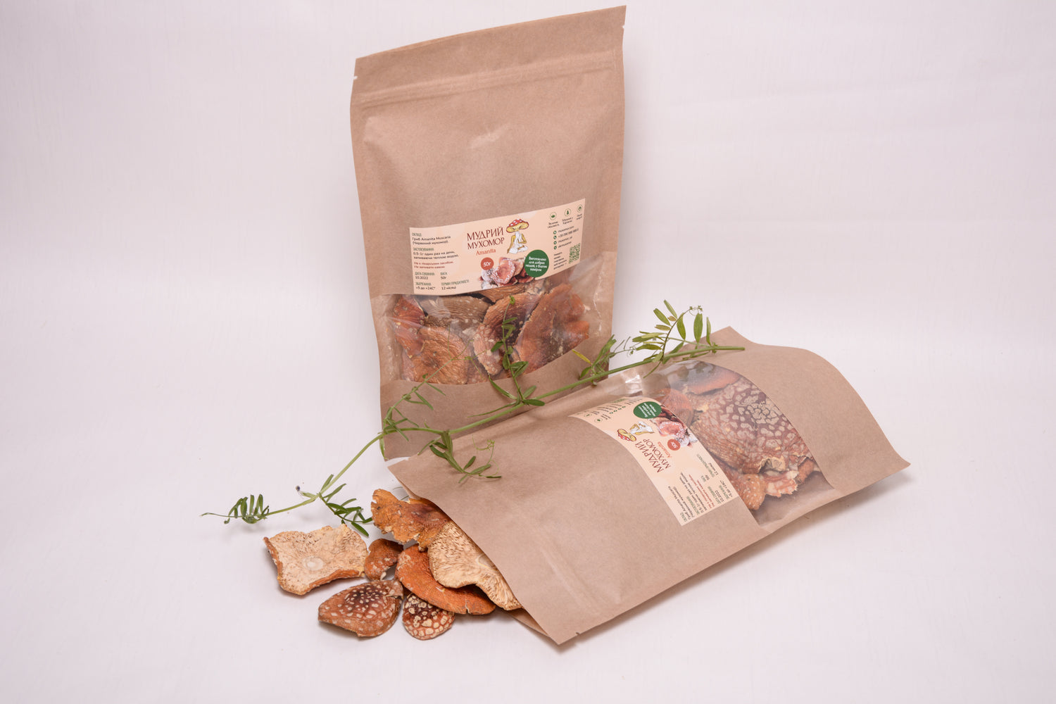 Мухомор червоний капелюшки, 100 г