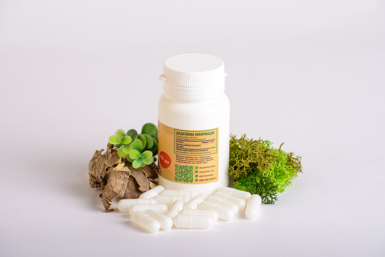 Екстракт Майтаке 10:1 в капсулах по 0.5 г