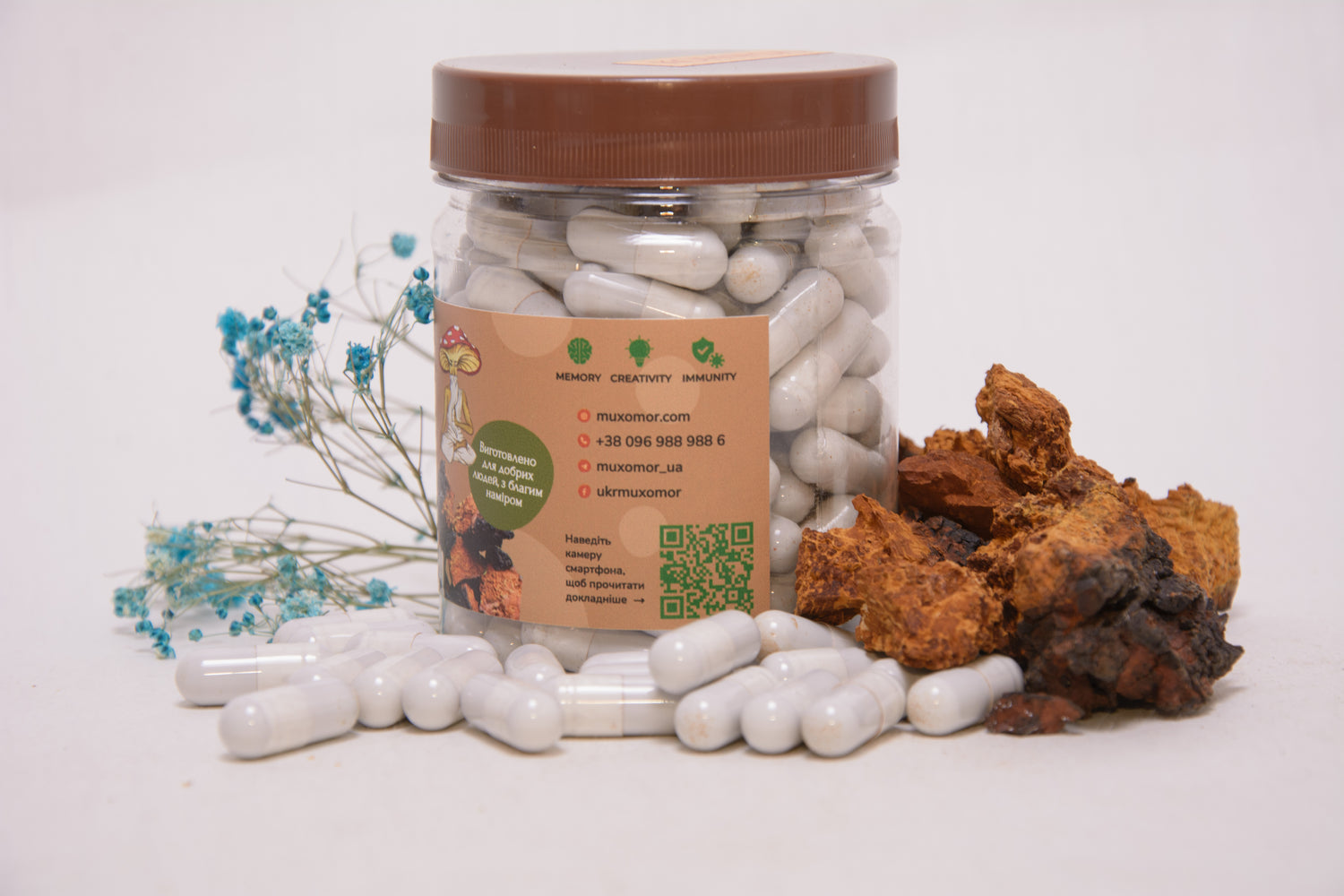 Березова Чага в капсулах по 0.3 г