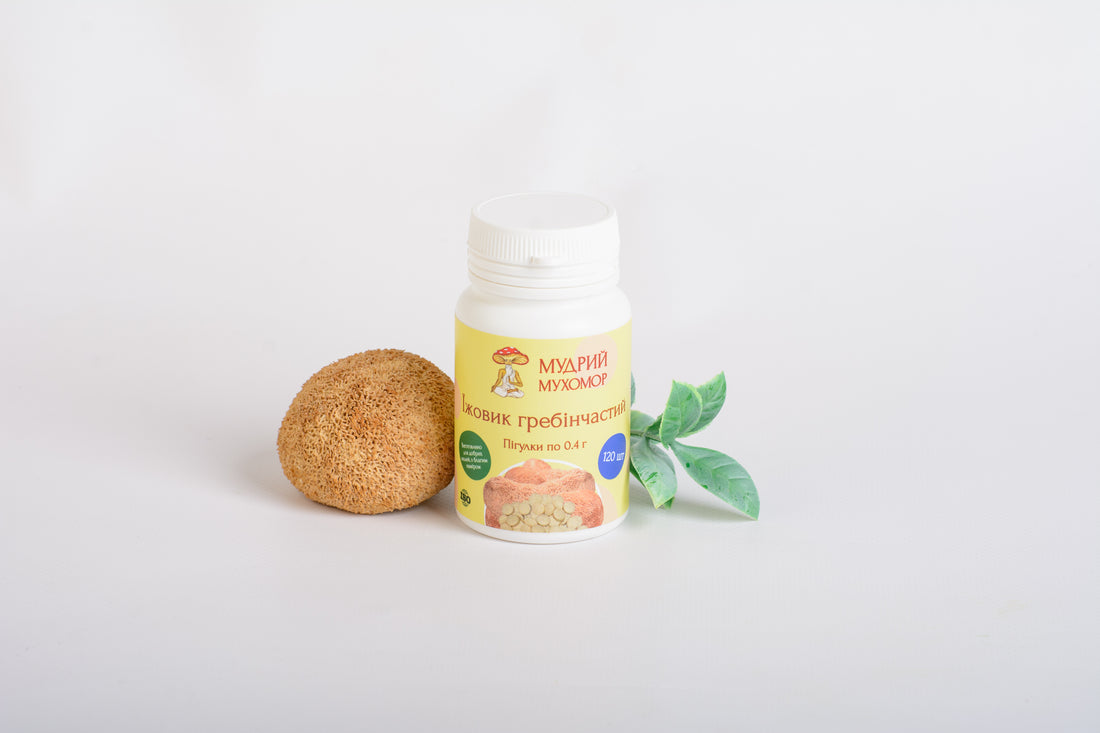 Їжовик гребінчаcтий в пігулках по 0.4 г