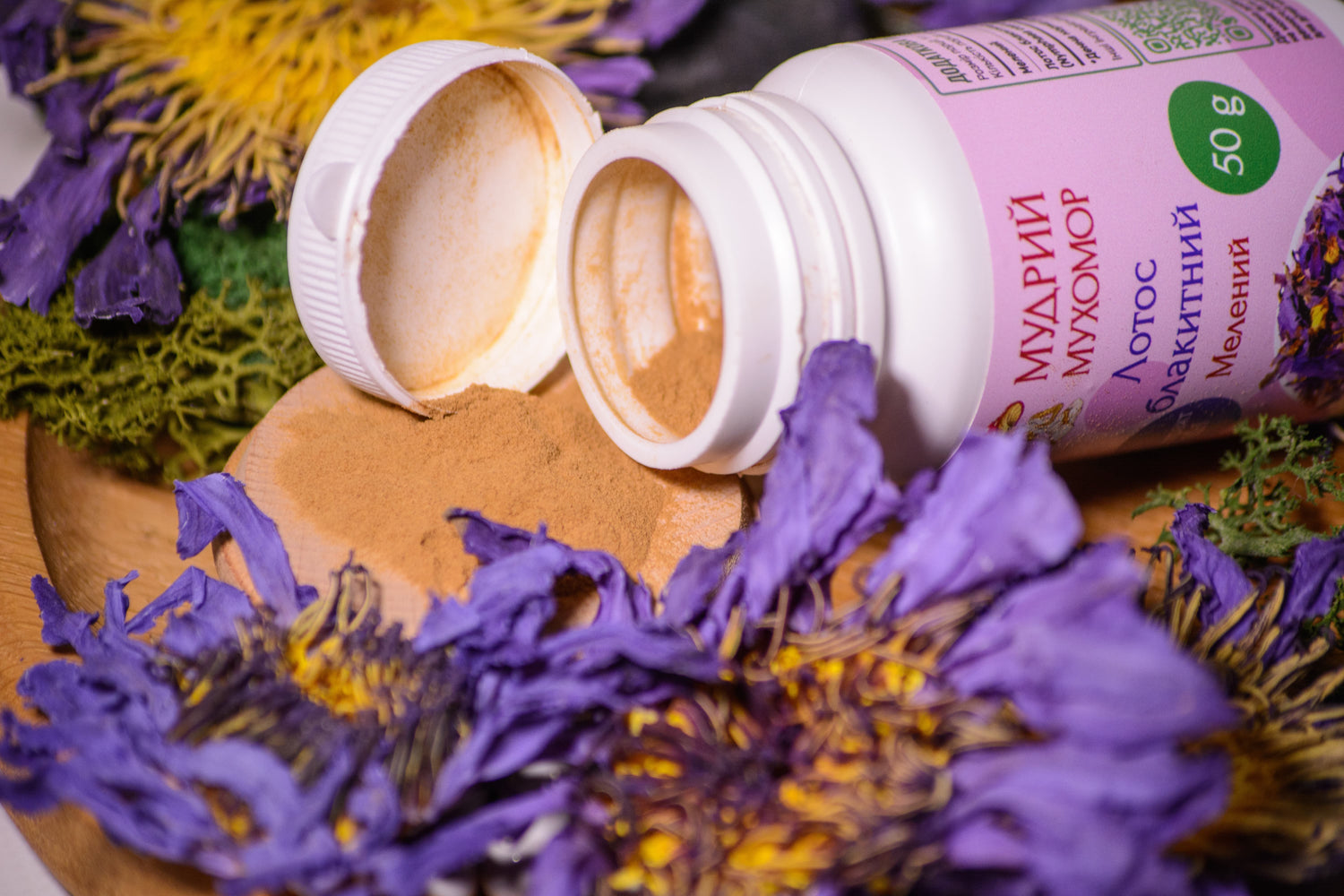 Екстракт Блакитного лотосу 10:1 мелений