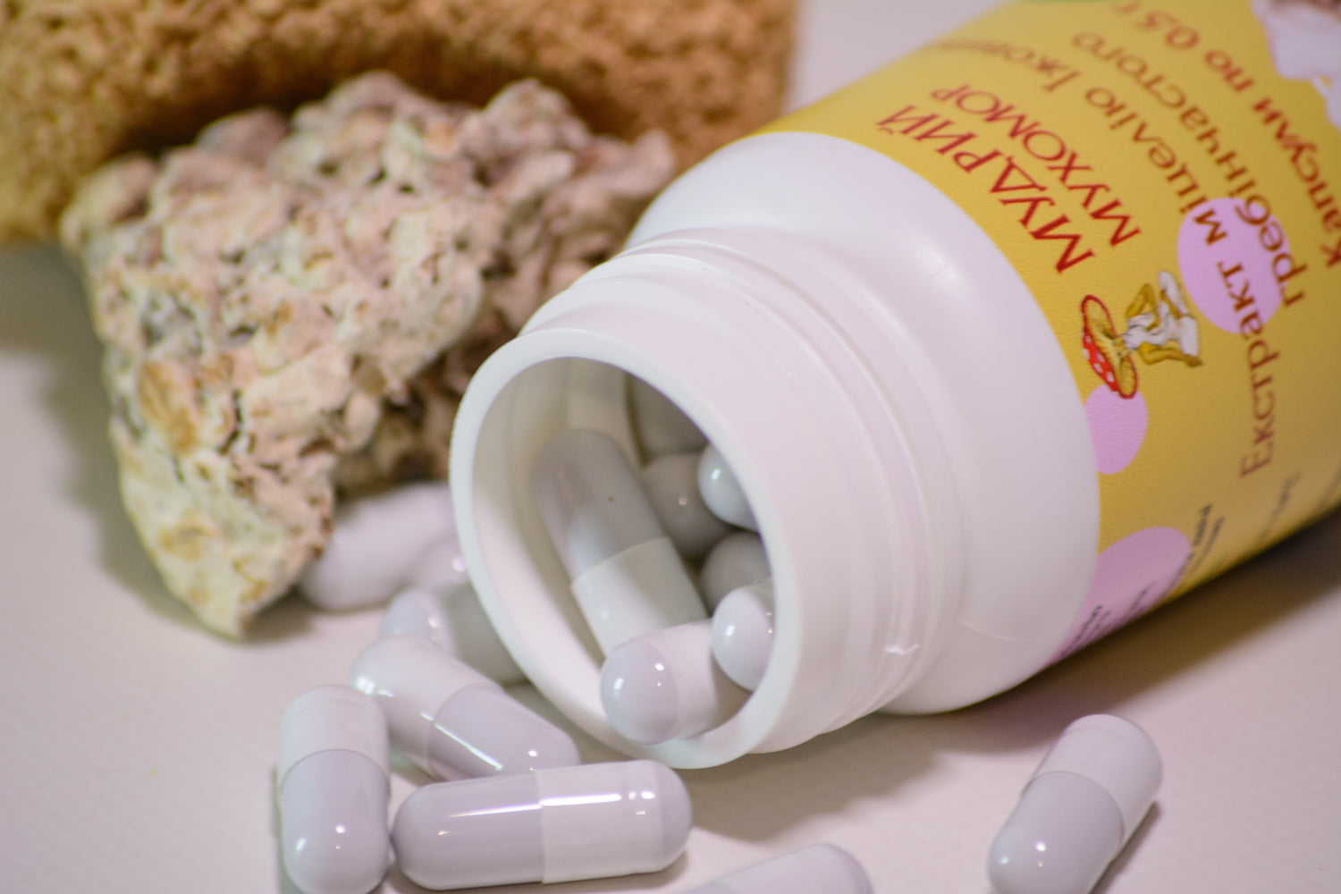 Екстракт Їжовика гребінчастого міцелій у капсулах по 0.4 г