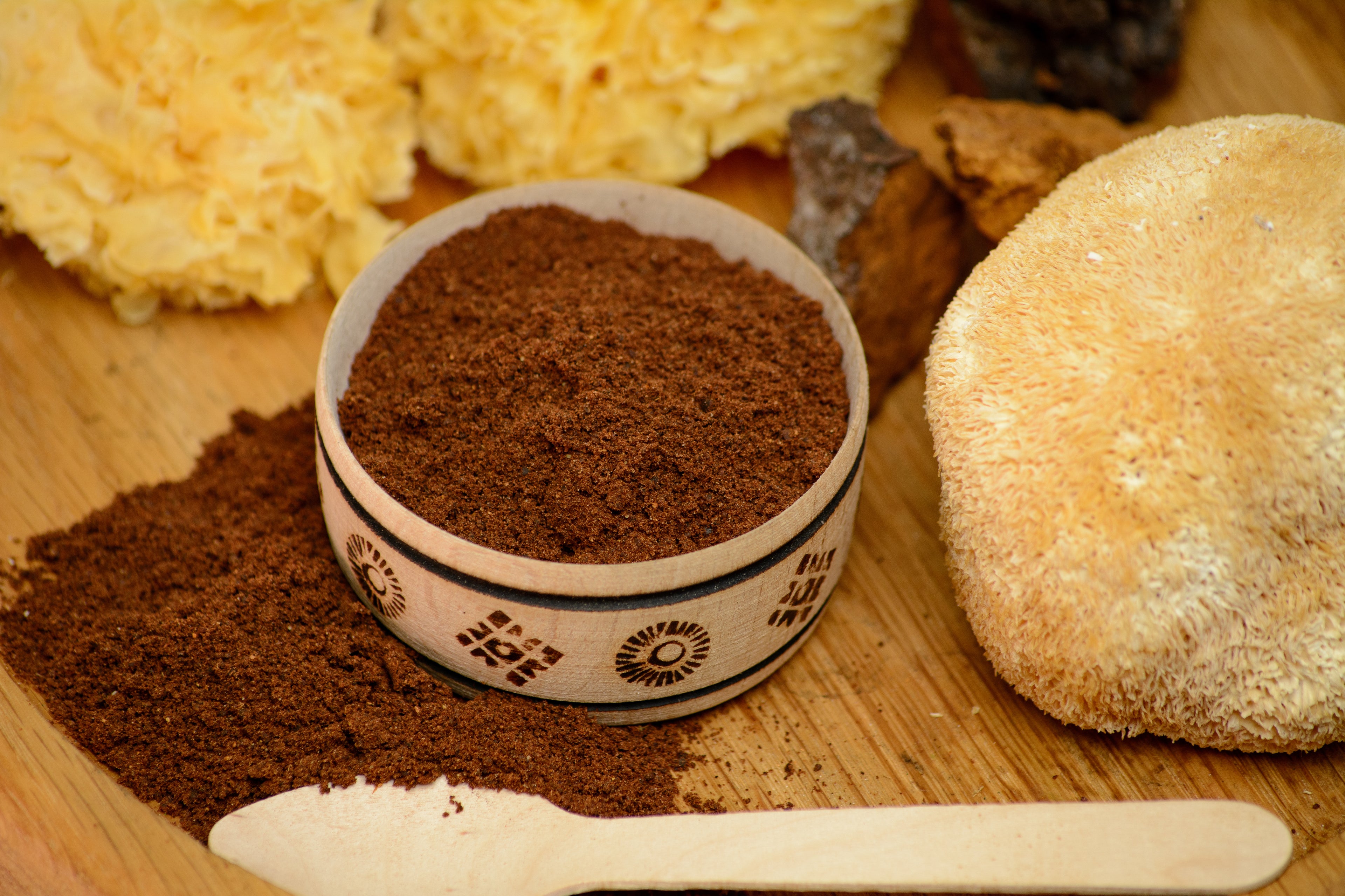 Грибна кава на фініковій основі, без кофеїну