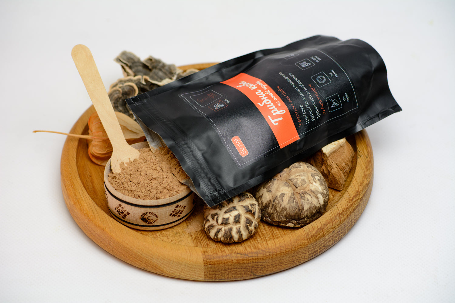 Грибна кава на основі керобу, без кофеїну