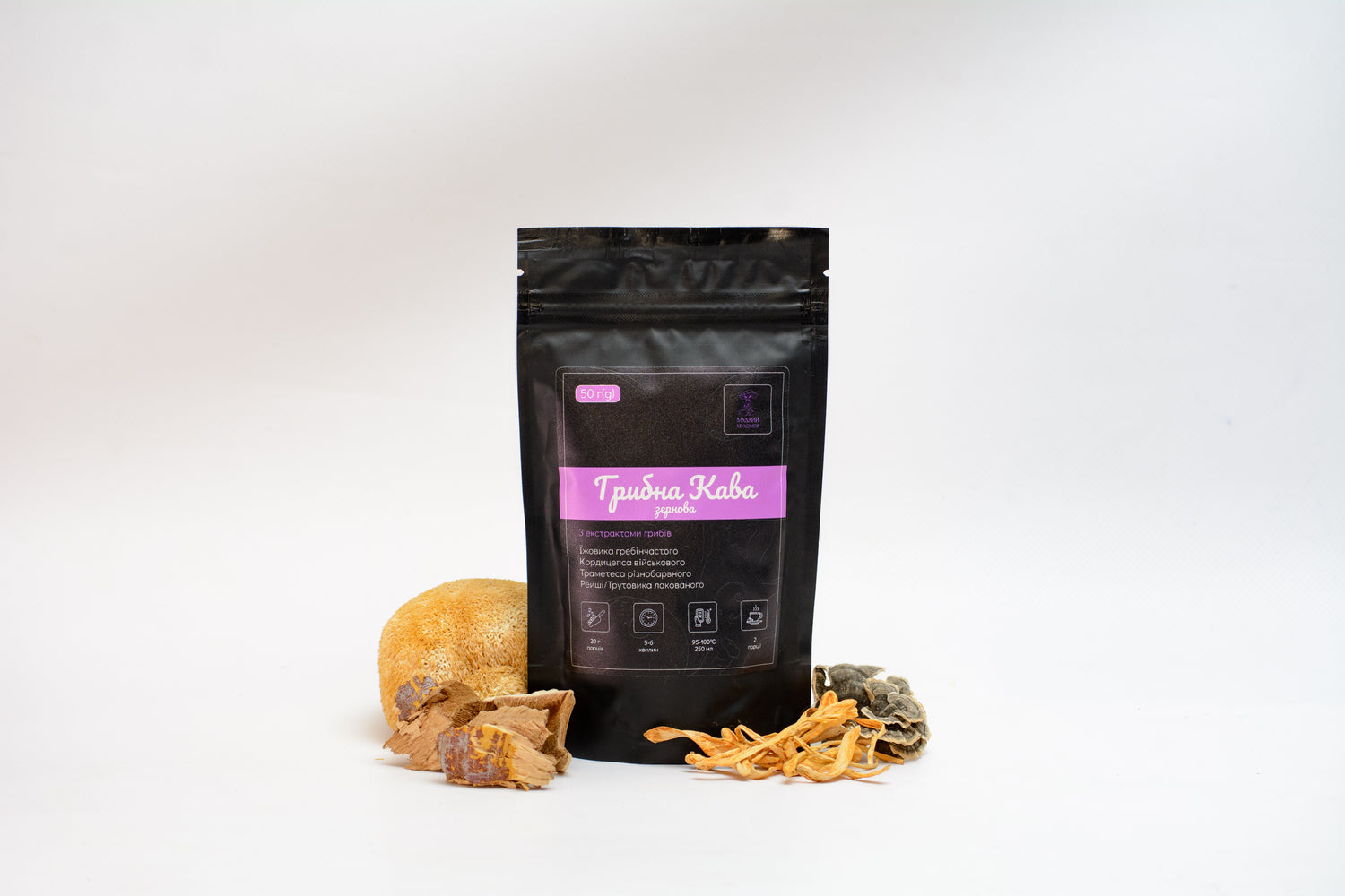 Грибна кава у зернах