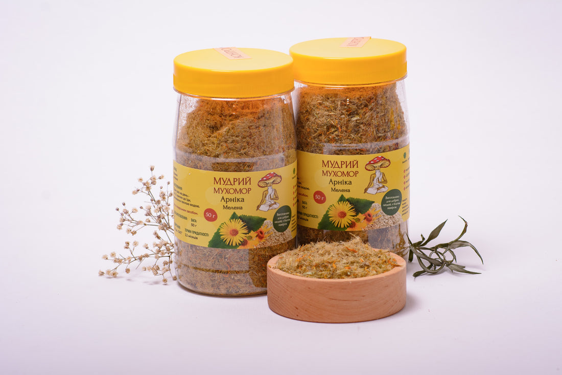 Квіти Арніки мелені