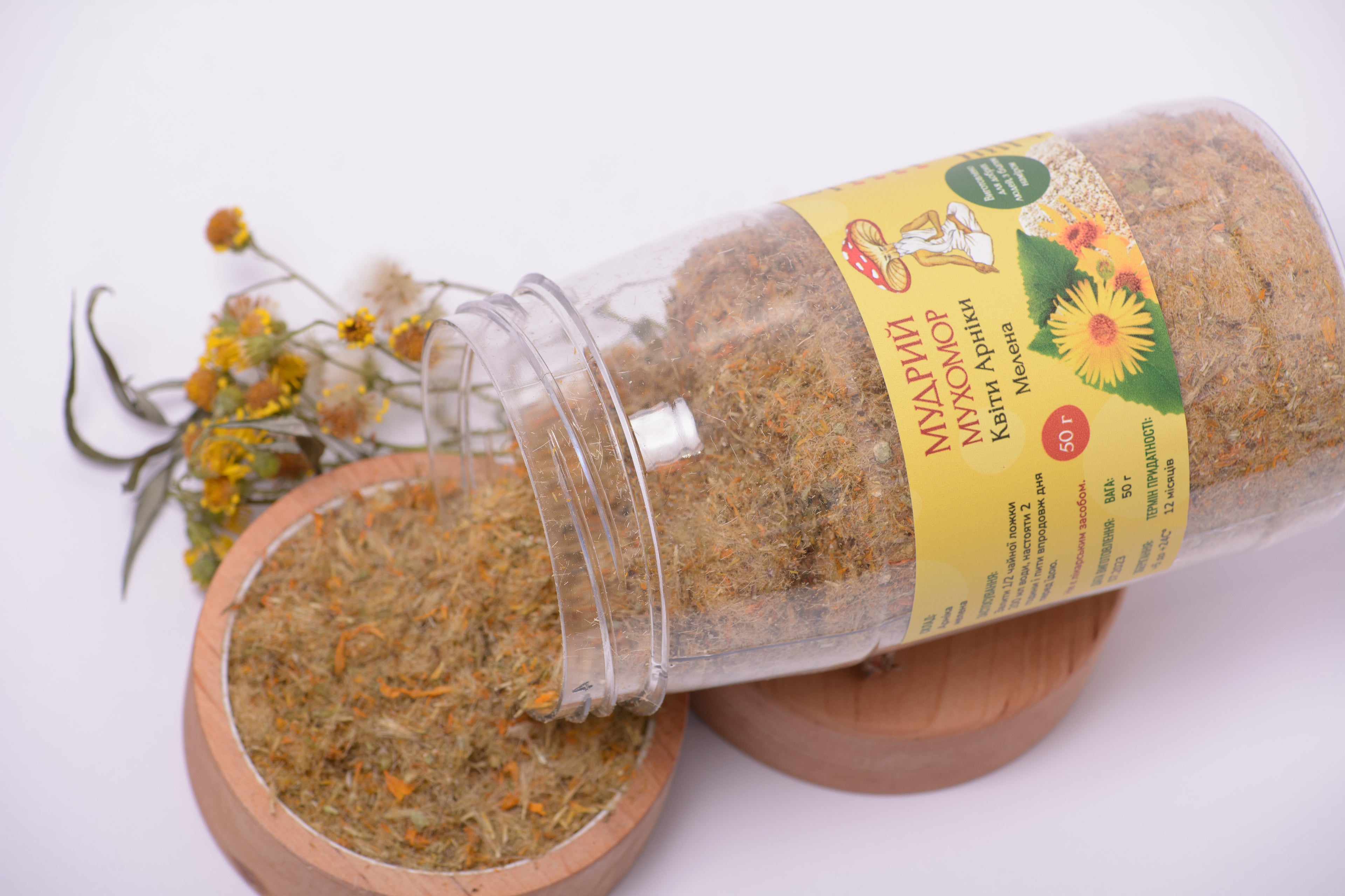 Квіти Арніки мелені