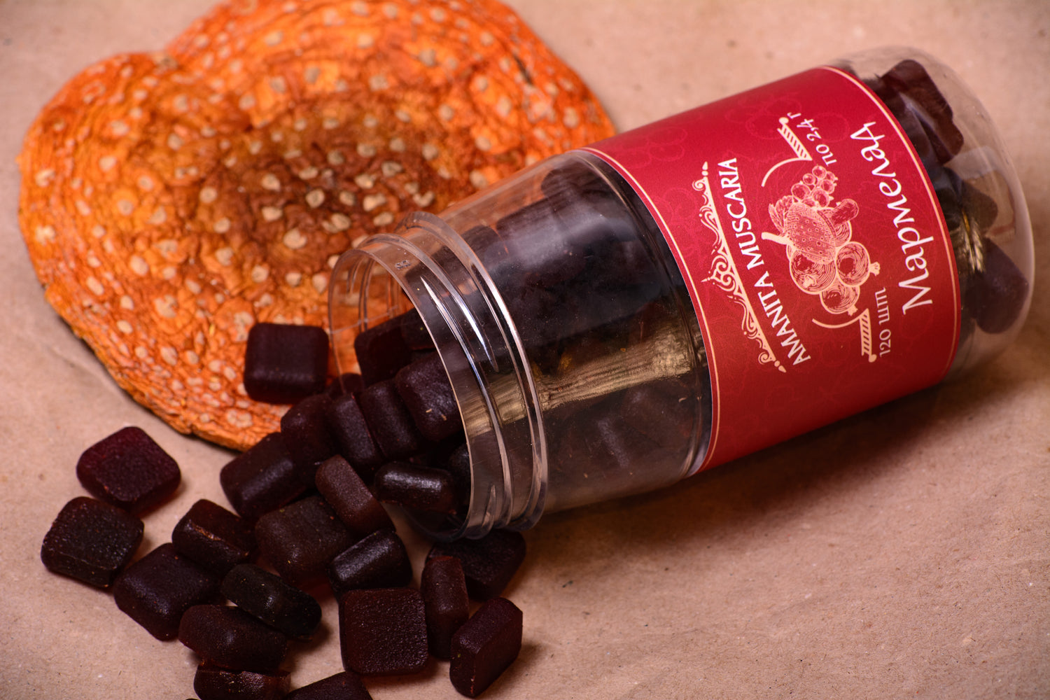 Мармелад із Мухомором червоним, зі смаком смородини