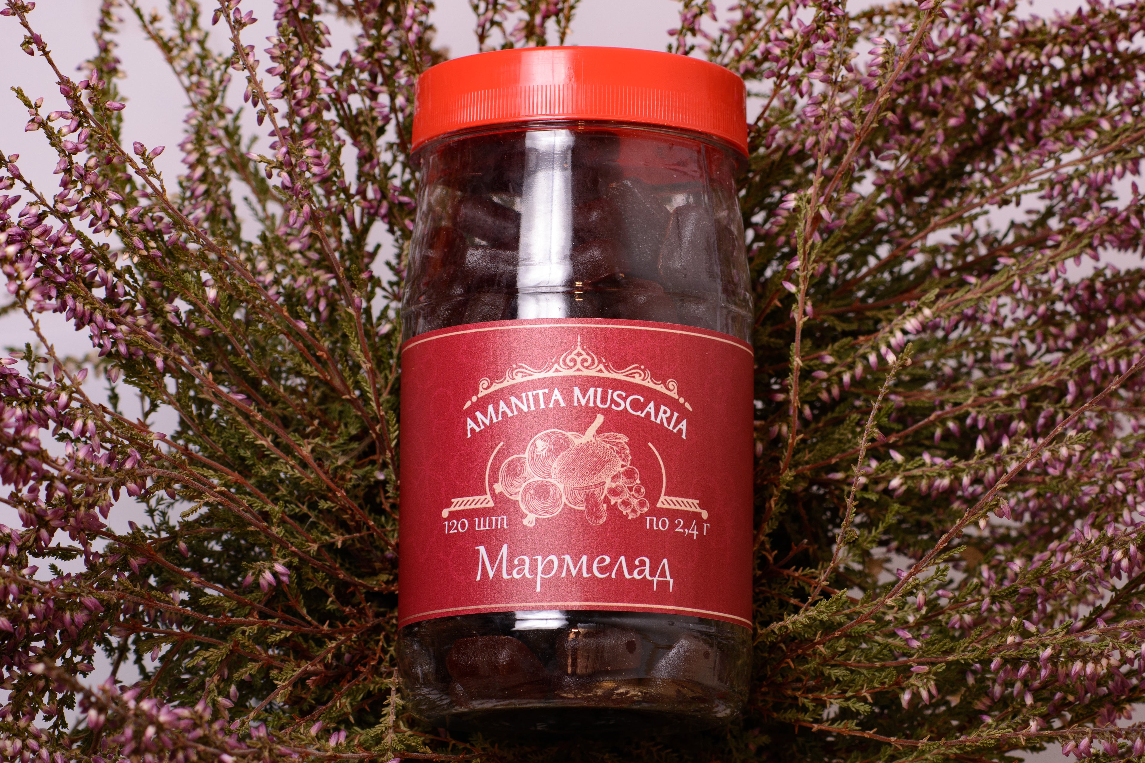 Мармелад із Мухомором червоним, зі смаком смородини