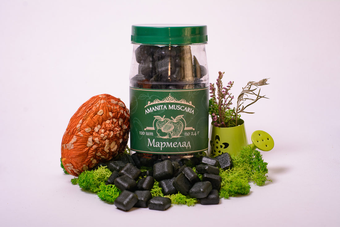 Мармелад із Мухомором червоним, зі смаком яблука