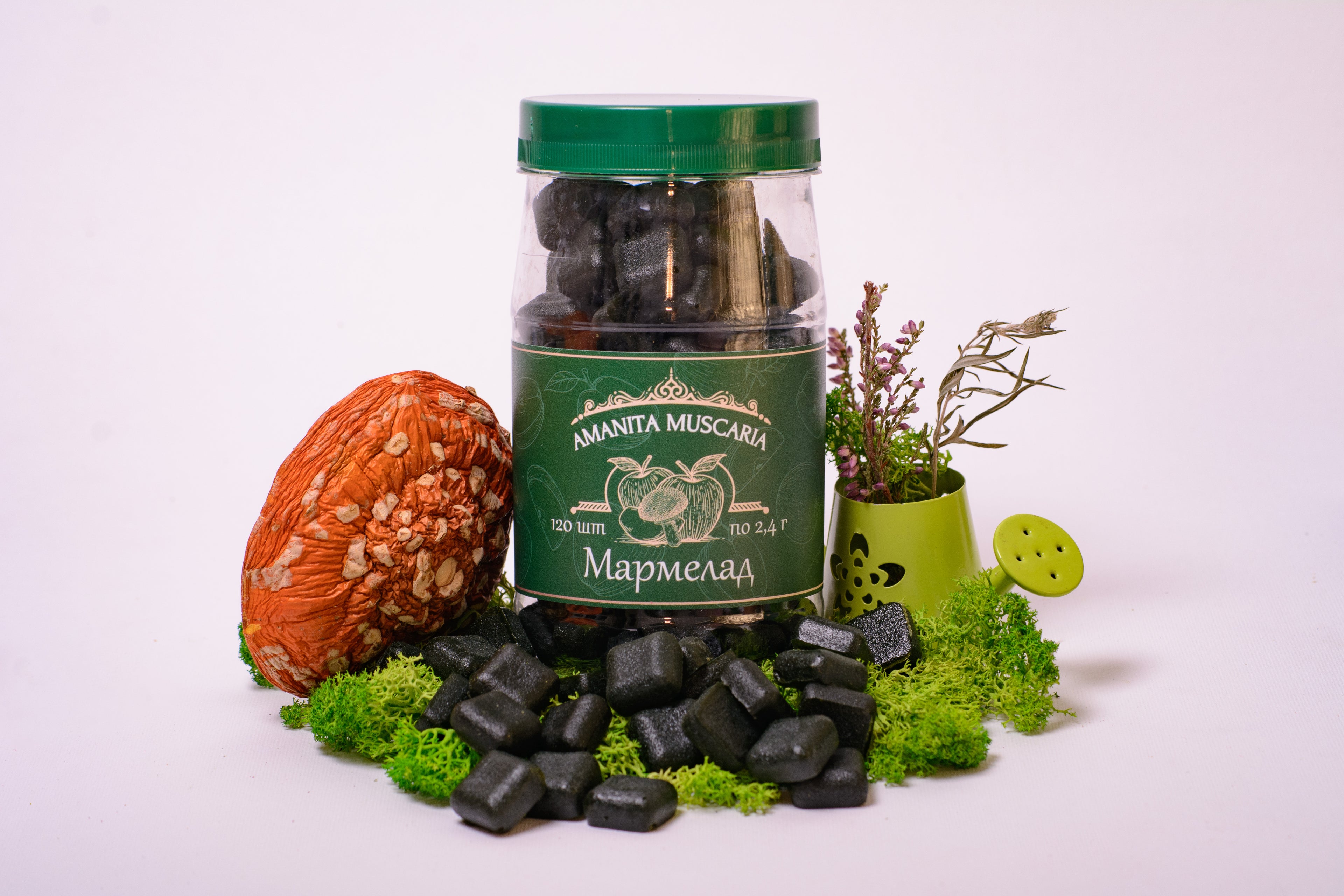 Мармелад із Мухомором червоним, зі смаком яблука