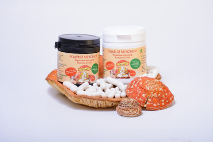 Мікродозинг Мухомора червоного, 120 капсул по 0.5 г