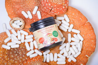 Мікродозинг Мухомора червоного, 60 капсул по 0.5 г