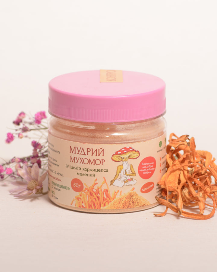 Кордицепс військовий міцелій, мелений