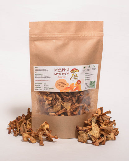 Цілі плодові тіла Лисички справжньої