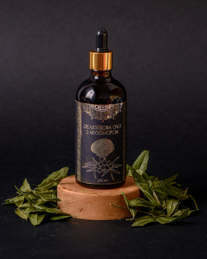 Олія обліпихи з Мухомором червоним