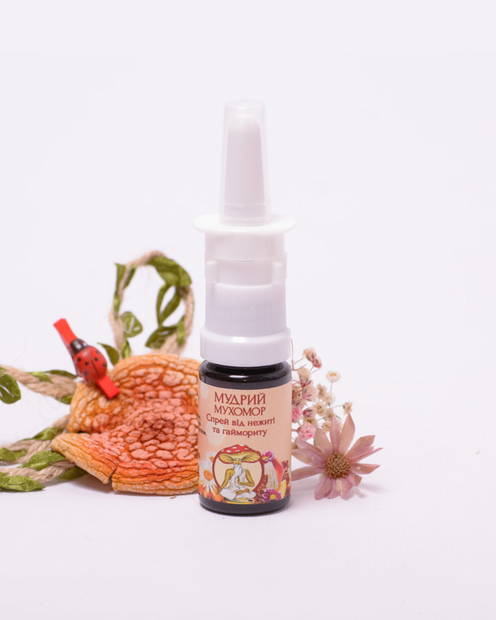 Спрей для носа від нежитю та гаймориту