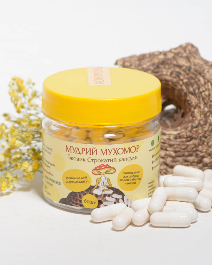 Їжовик строкатий в капсулах по 0.4 г