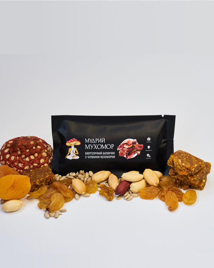 Батончик енергетичний із Мухомором червоним