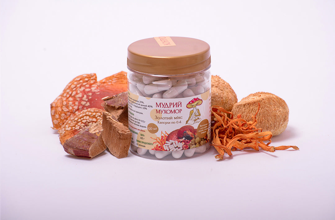 Золотий мікс в капсулах по 0.4 г