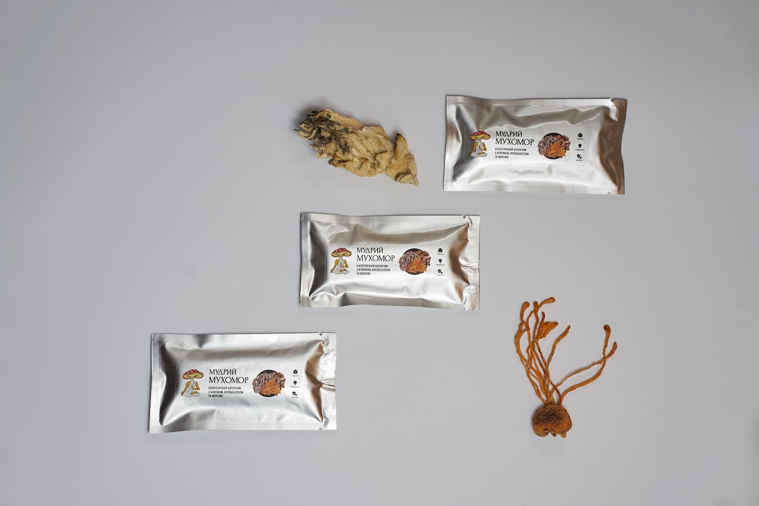 Батончик енергетичний із Агаріком, Кордицепсом та Майтаке